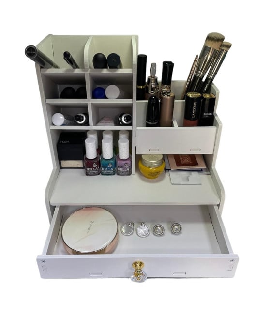 SCAFFALE ORGANIZER PORTAOGGETTI COSMETICI GIOIELLI PORTAGIOIE CASSETTO