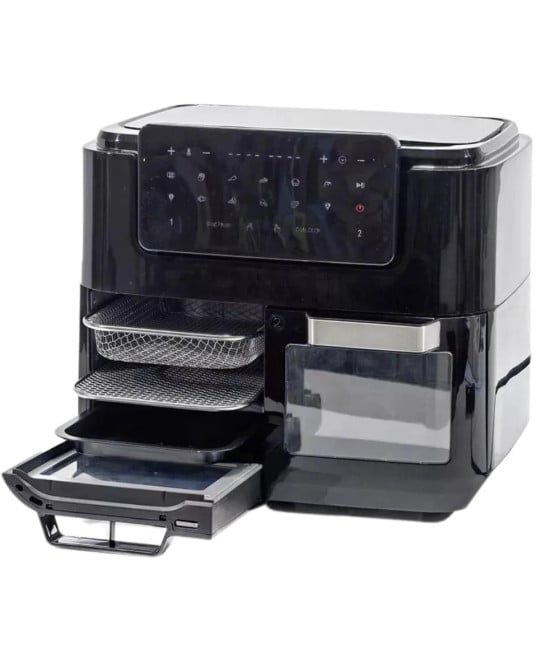 FORNO + FRIGGITRICE AD ARIA MULTIFUNZIONE CON DOPPIO SECCHIO 12LT 2600W