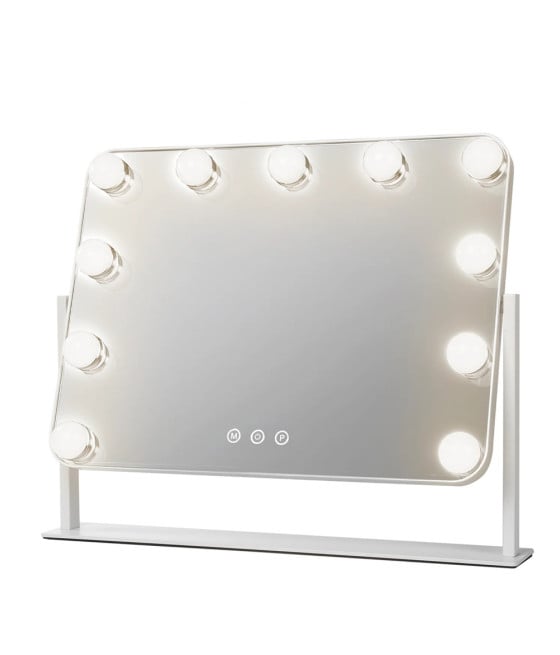 SPECCHIO LUMINOSO 11 LED CONTROLLO TOUCH 3 TEMPERATURE LUCE DIMMERABILE