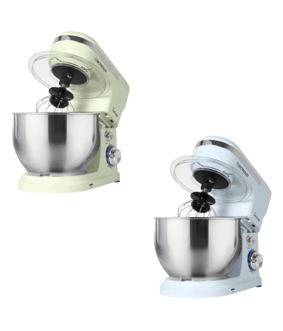 IMPASTATRICE PLANETARIA 1000W 5LT CON COPERCHIO PARASCHIZZI 3 GANCI