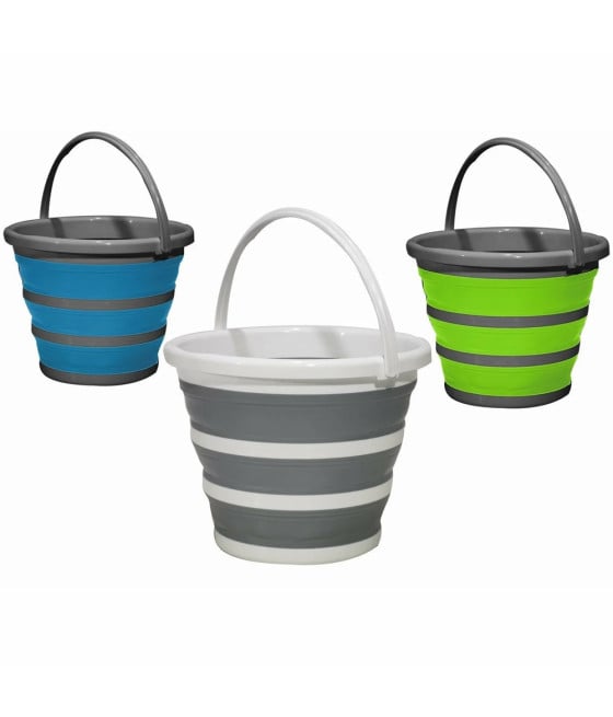 SECCHIO MULTIUSO RICHIUDIBILE SALVASPAZIO 10 LT IN PLASTICA SILICONE