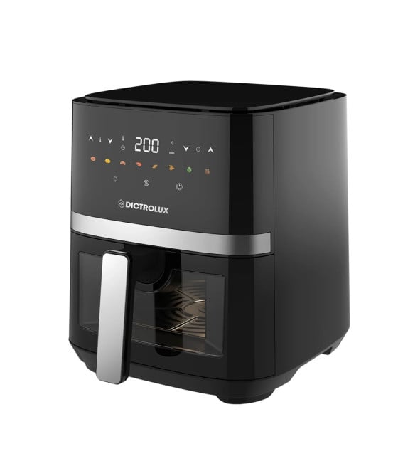 FRIGGITRICE AD ARIA 5LT 1450W DISPLAY LED TOUCH 8 PROGRAMMI FINESTRA