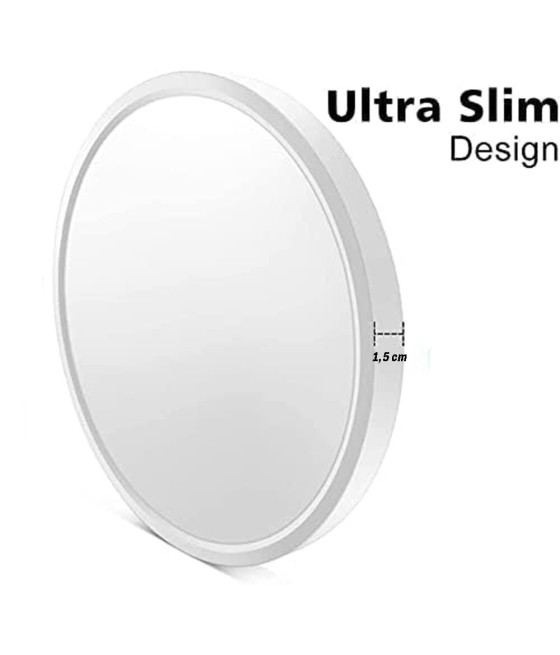 APPLIQUE DA MURO LED ROTONDO 32 W IP44 3 TEMPERATURE LUCE ES-PN380-3C