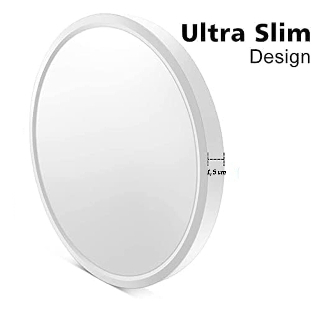 APPLIQUE DA MURO LED ROTONDO 32 W IP44 3 TEMPERATURE LUCE ES-PN380-3C