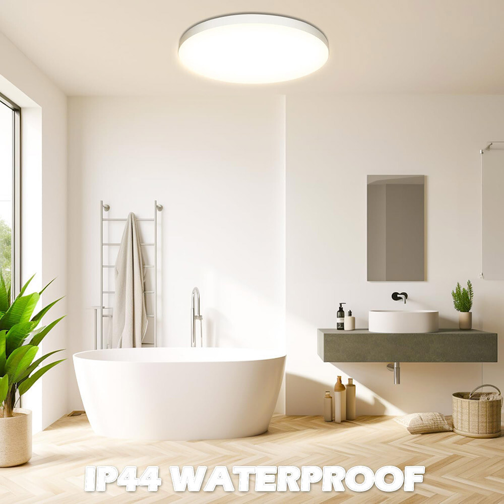 APPLIQUE DA MURO LED ROTONDO 32 W IP44 3 TEMPERATURE LUCE ES-PN380-3C