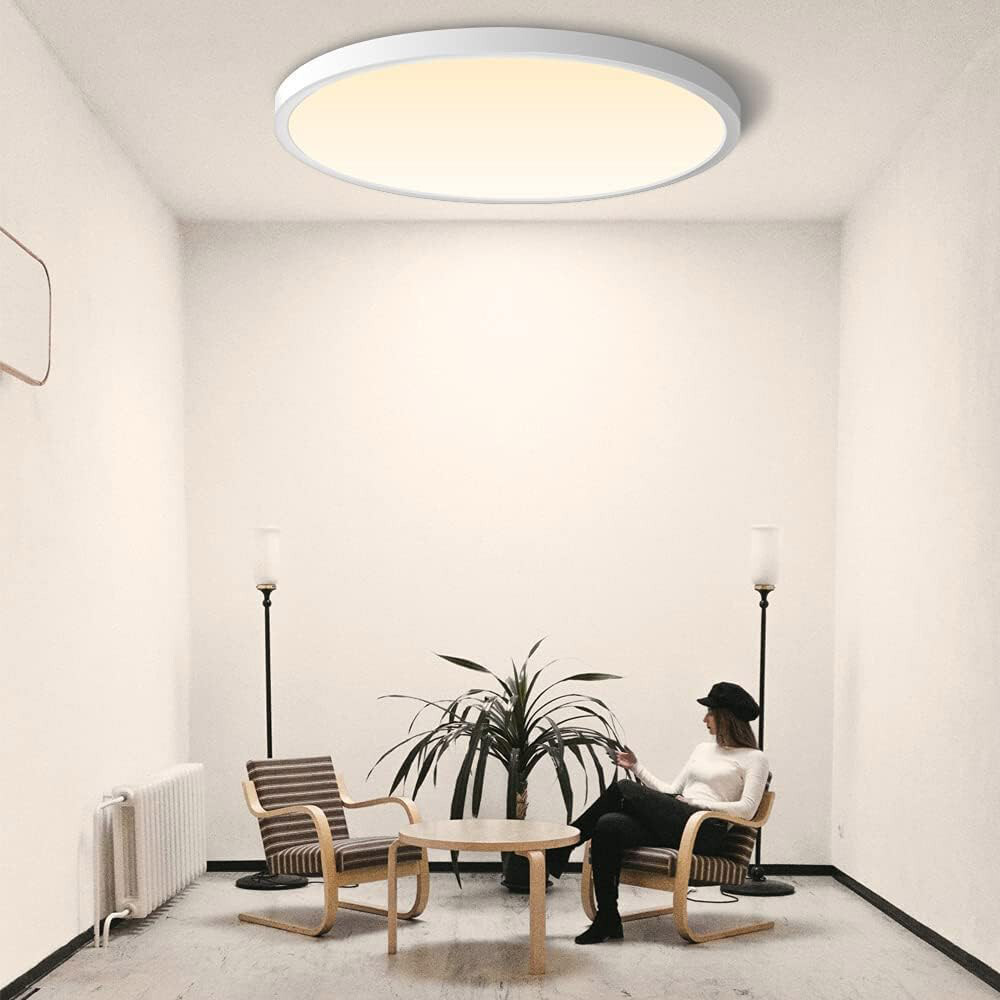 APPLIQUE DA MURO LED ROTONDO 32 W IP44 3 TEMPERATURE LUCE ES-PN380-3C