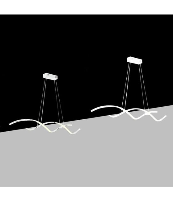 LAMPADA LED SOSPENSIONE ONDE INTRECCIATE 28W CCT LUCE VARIABILE B56-3C