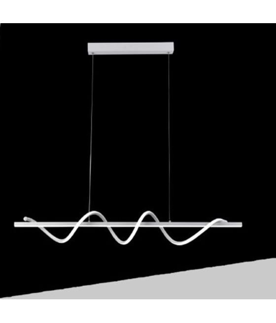 LAMPADARIO A LED 36W A SOSPENSIONE BIANCA TWIST CCT SWITCH B65-B3C