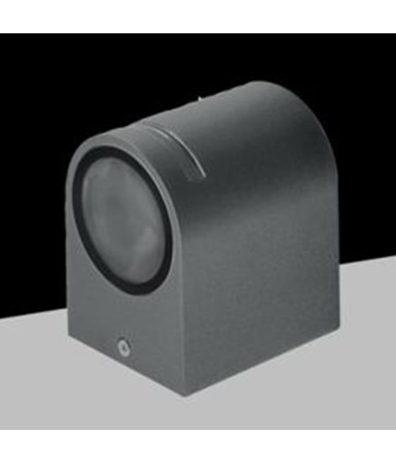 APPLIQUE ESTERNO PARETE LAMPADA MURO ATTACCO GU10 GRIGIO GN-WL061-G