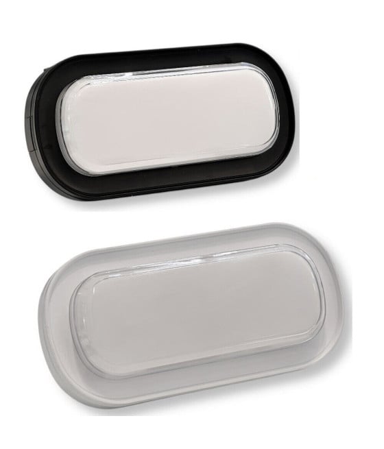 APPLIQUE LED PARETE PLAFONIERA SOFFITTO OVALE 23W CCT SWITCH XG-907-3C