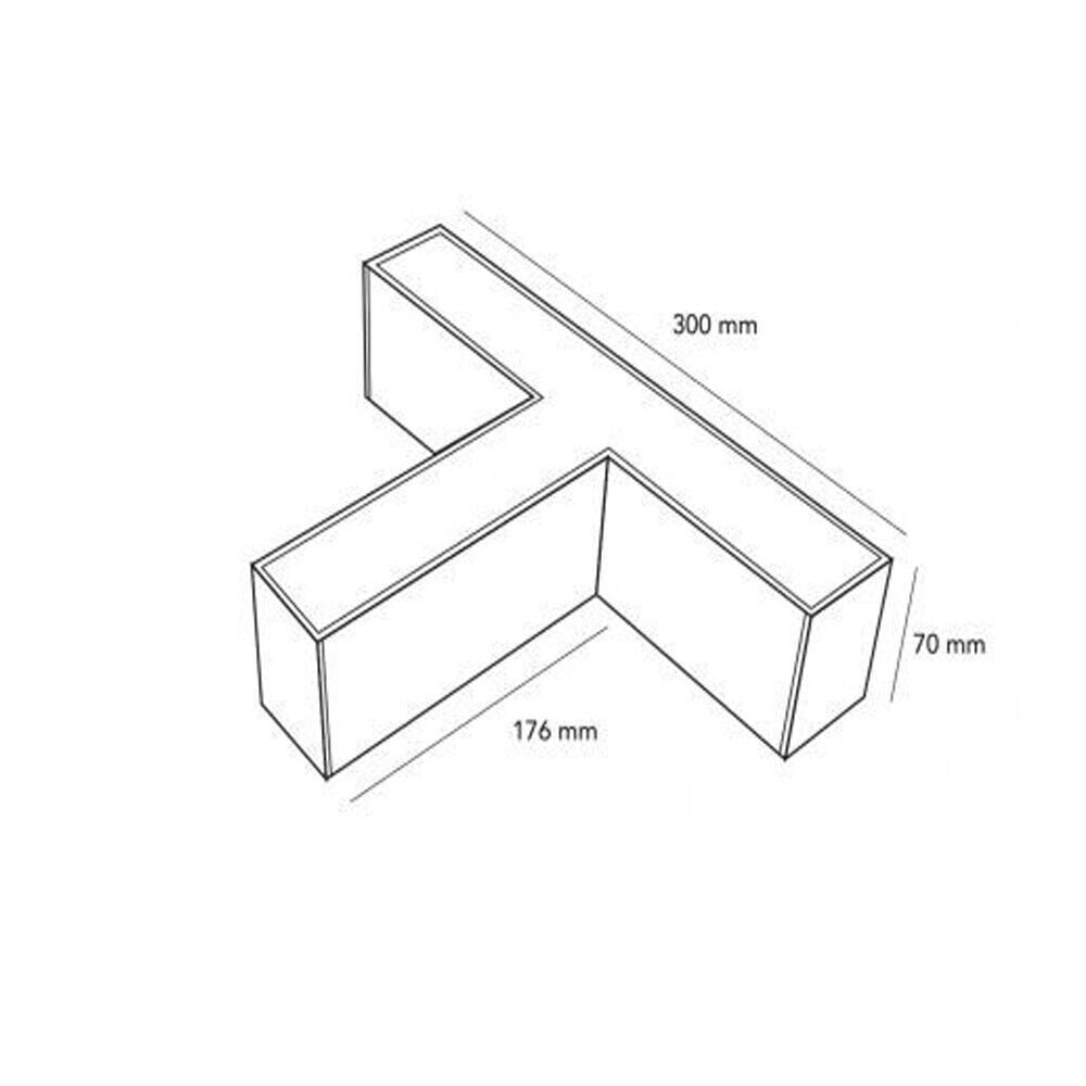 LAMPADA DI RACCORDO CONNETTORE A T PER LAMPADARIO 15W CCT LL57-T-3C