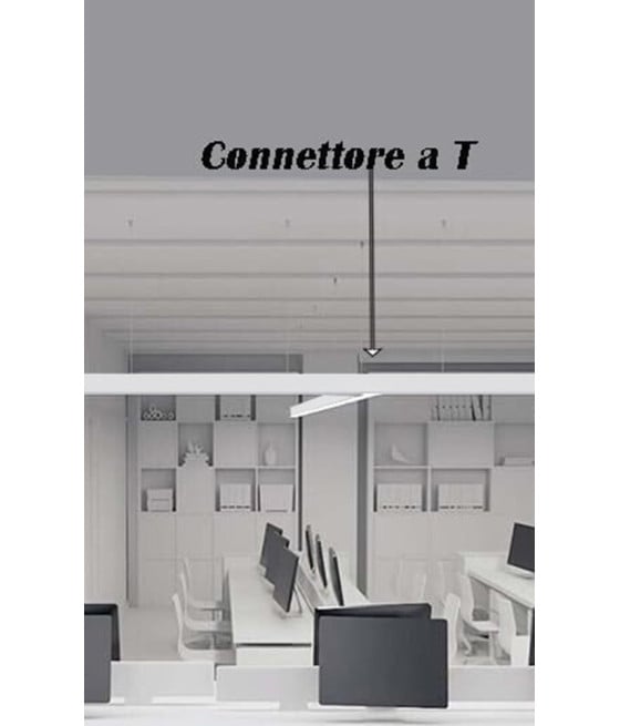LAMPADA DI RACCORDO CONNETTORE A T PER LAMPADARIO 15W CCT LL57-T-3C