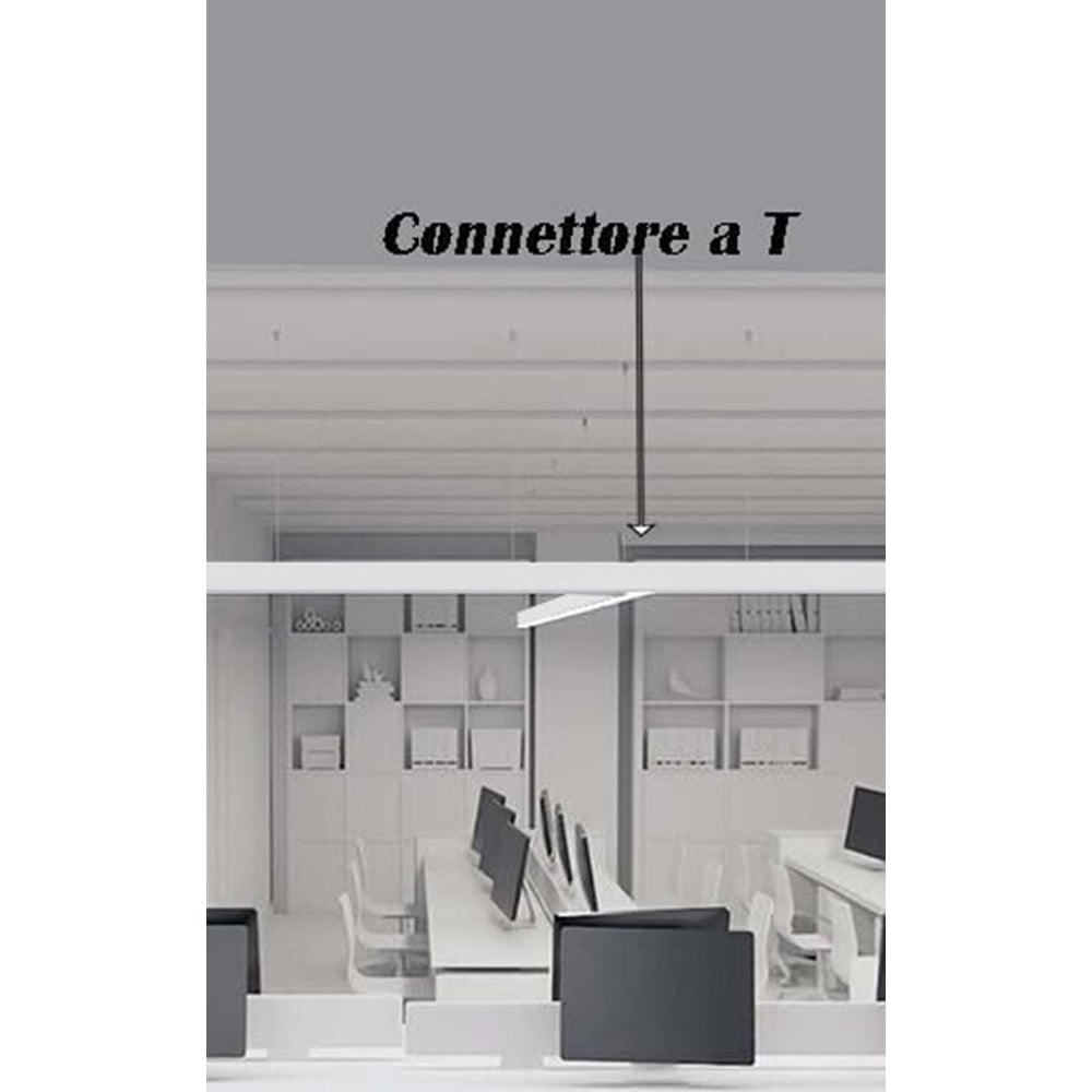 LAMPADA DI RACCORDO CONNETTORE A T PER LAMPADARIO 15W CCT LL57-T-3C
