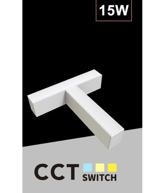 LAMPADA DI RACCORDO CONNETTORE A T PER LAMPADARIO 15W CCT LL57-T-3C
