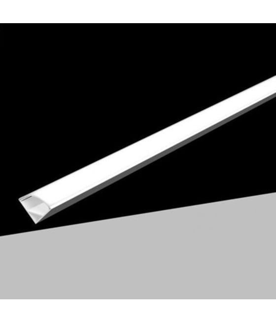 PROFILO ANGOLARE ALLUMINIO STRISCE LED COPERTURA OPACA 2MT