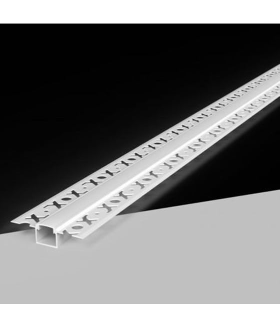 5PZ PROFILO ALLUMINIO INCASSO CARTONGESSO COPERTURA OPACA 2MT AL-31-S