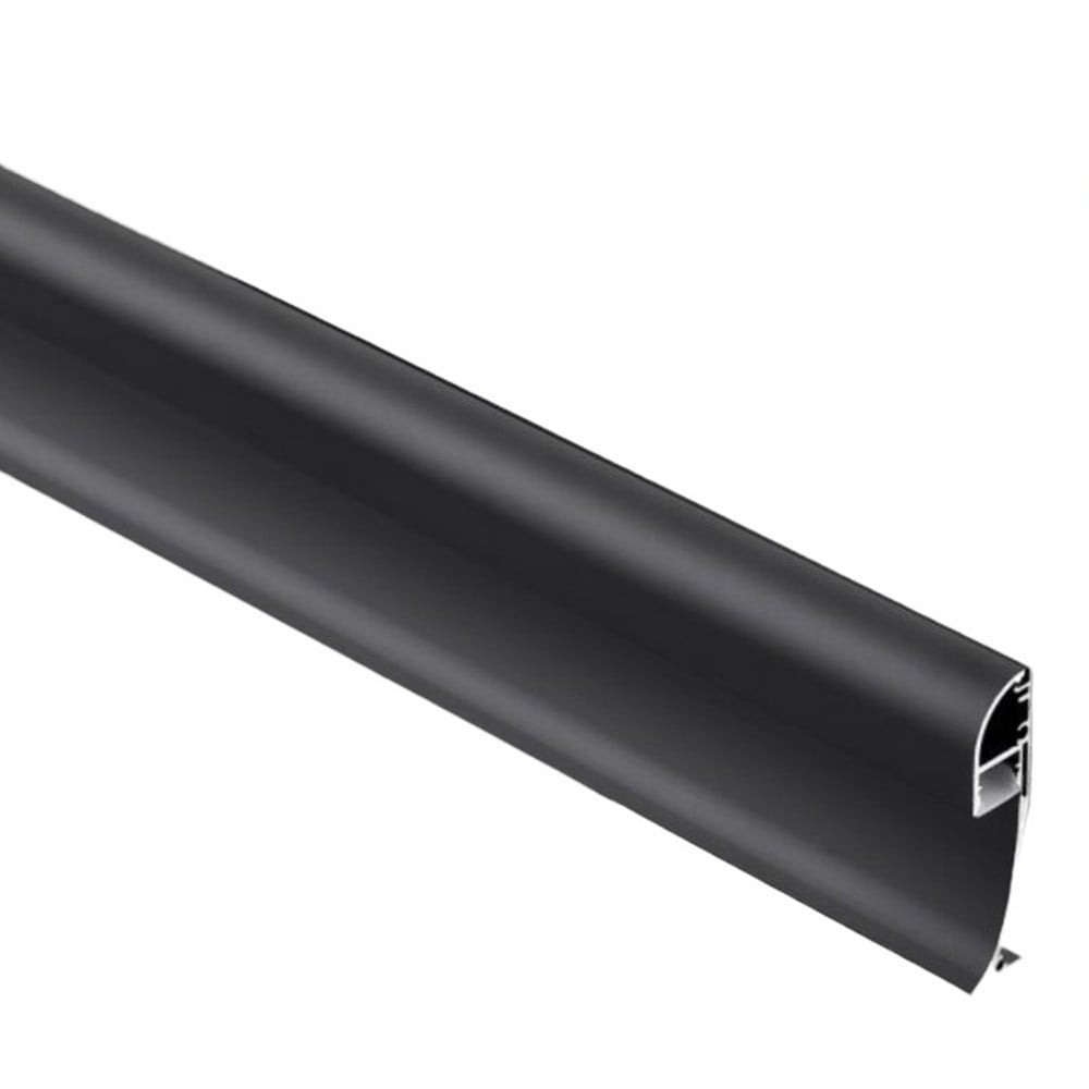 5PZ PROFILO ANGOLARE NERO ALLUMINIO STRISCE LED A SUPERFICIE 2MT AL-34
