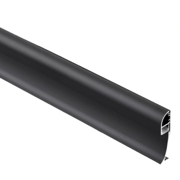 5PZ PROFILO ANGOLARE NERO ALLUMINIO STRISCE LED A SUPERFICIE 2MT AL-34