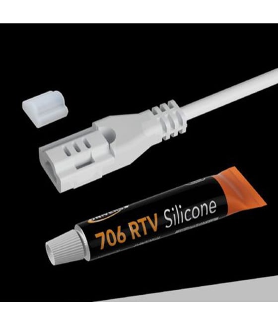 CONNETTORE SPINA PER STRISCE LUMINOSE LED 24V SILICONE COB SP-ES24V