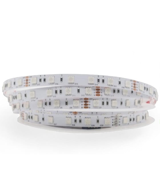 STRISCIA LED FLESSIBILE 500W SMD RGB 24V BOBINA 50 MT IP20 50M-24V-RGB