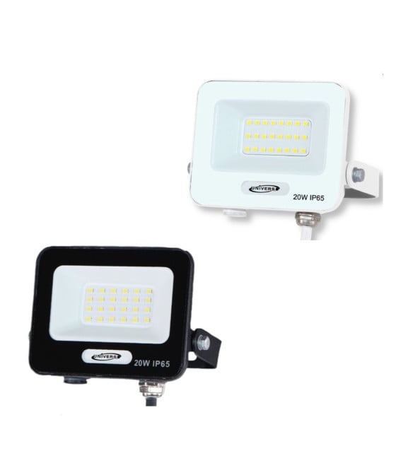 FARO PROIETTORE LED 20 W SLIM IP65 LUCE 3000K 4000K 6500K EK05-20W