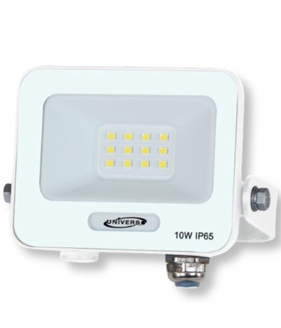 FARO PROIETTORE LED 10W SLIM IP65 LUCE 3000K 4000K 6500K EK05-10W-B