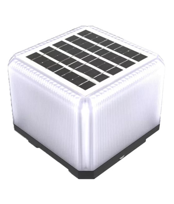 LAMPADA SOLARE  LED ESTERNO CCT CALOTTA IP65 DA GIARDINO VIALI ZQ150-3C