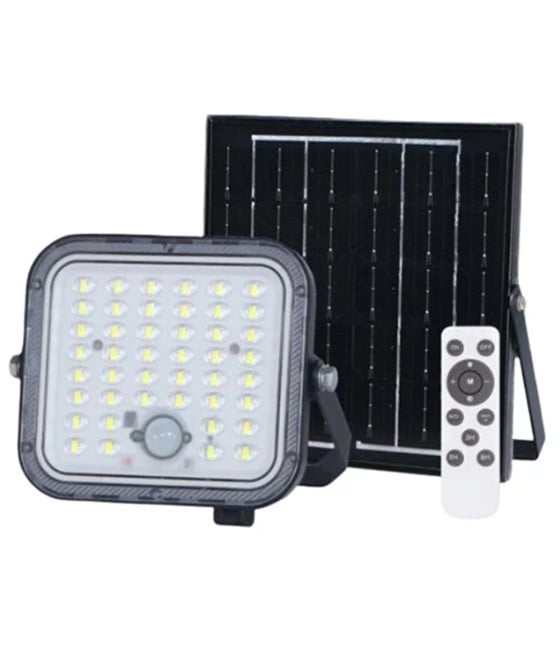 FARETTO CON PANNELLO SOLARE 140W CON SENSORE PIR LUCE 6500K TK-N140-F