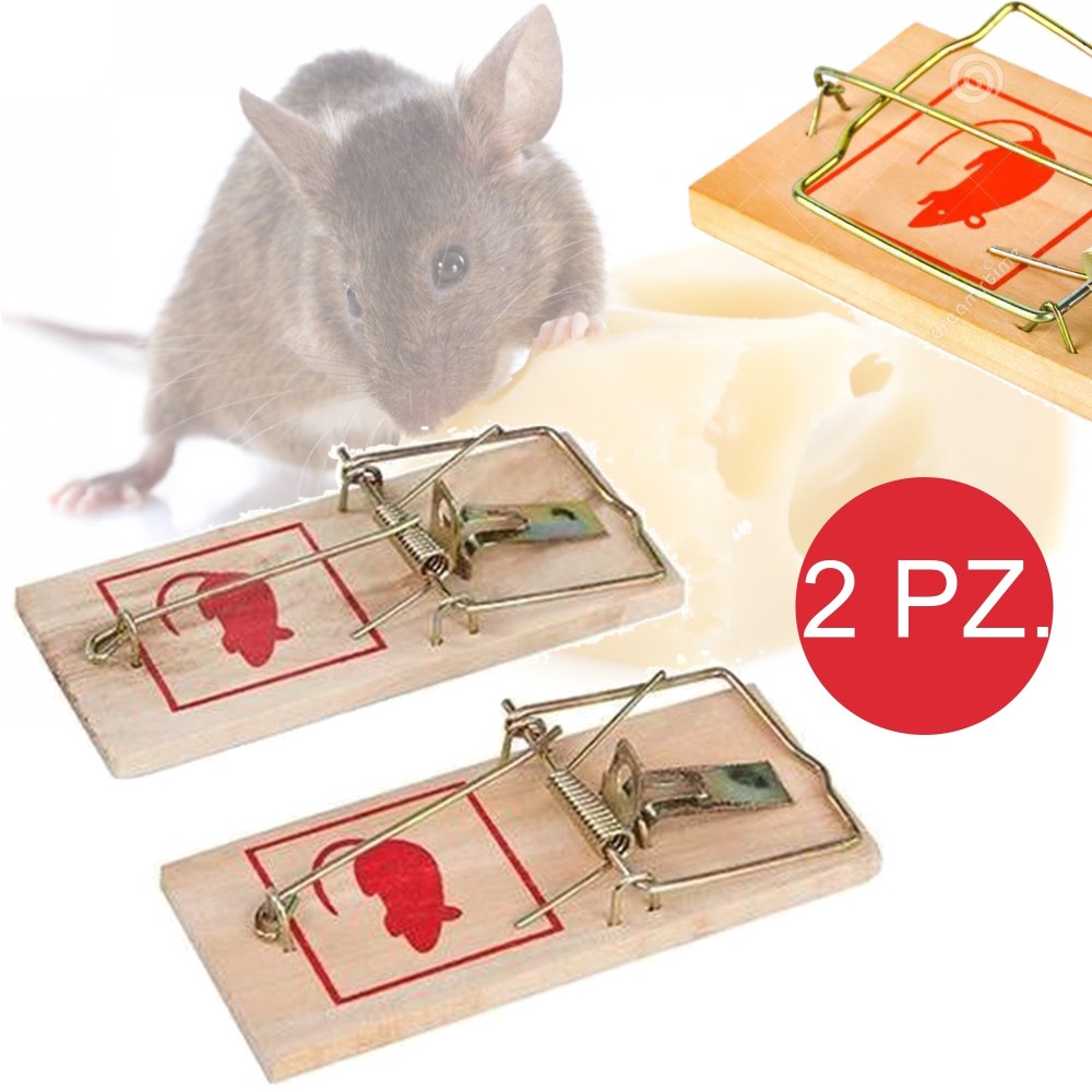 Yilyln 8 Pezzi Trappola per Topi Riutilizzabile Trappole del Ratto Mouse  Trap Resistenti e Facile da Pulire per Uso Interno ed Esterno (Nero) :  : Giardino e giardinaggio