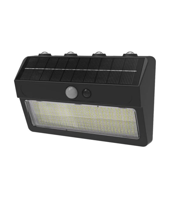 APPLIQUE SOLARE CON SENSORE MOVIMENTO 24W LUCE 3000K+6500K ZQ-DB-004JX