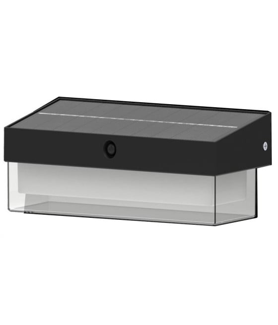 APPLIQUE SOLARE CON SENSORE MOVIMENTO 3 MODALITÀ LUCE 6000K ZQ-BD-006GY