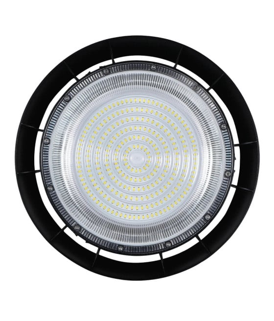 FARETTO LED UFO LAMPADA A SOSPENSIONE 200W IP65 LUCE 6500K HE-200W-F