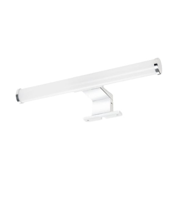 LAMPADA LED SPECCHIO 6W BAGNO LUCE 4000K IP44 TONDO ARGENTO 400PC-AN
