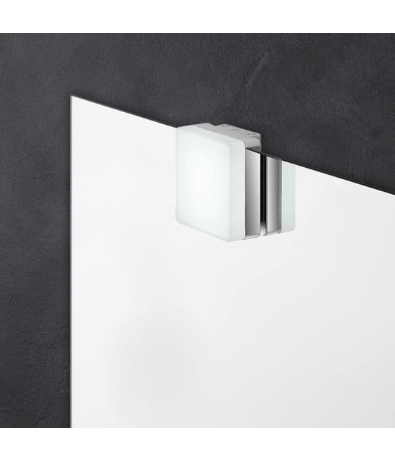 LAMPADA LED PER SPECCHIO BAGNO 4,5W APPLIQUE ARGENTO LUCE 4000K 75P-AN