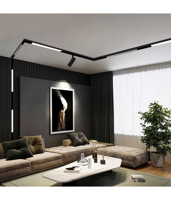 STAFFA GANCIO FISSAGGIO BINARIO MAGNETICO SOFFITTO O PARETE 2PZ GF-SF