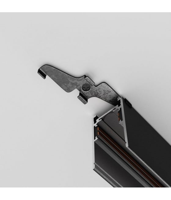 STAFFA GANCIO FISSAGGIO BINARIO MAGNETICO SOFFITTO O PARETE 2PZ GF-SF