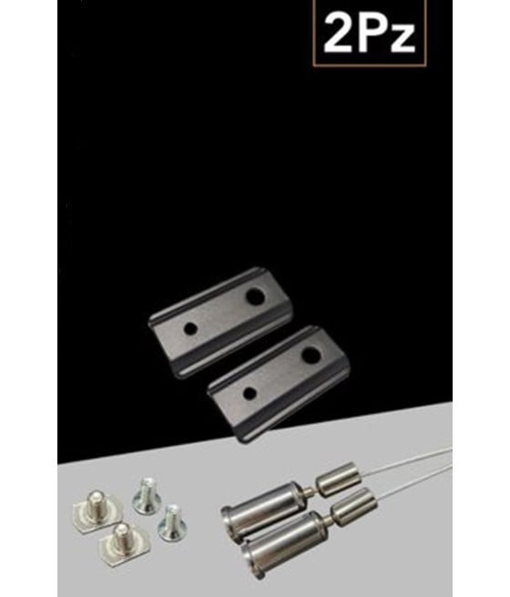2PZ FILI SOSPENSIONE SISTEMA DI BINARIO MAGNETICO FUORI PARETE GF-SM