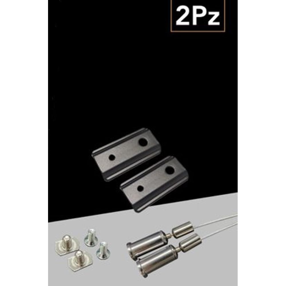 2PZ FILI SOSPENSIONE SISTEMA DI BINARIO MAGNETICO FUORI PARETE GF-SM
