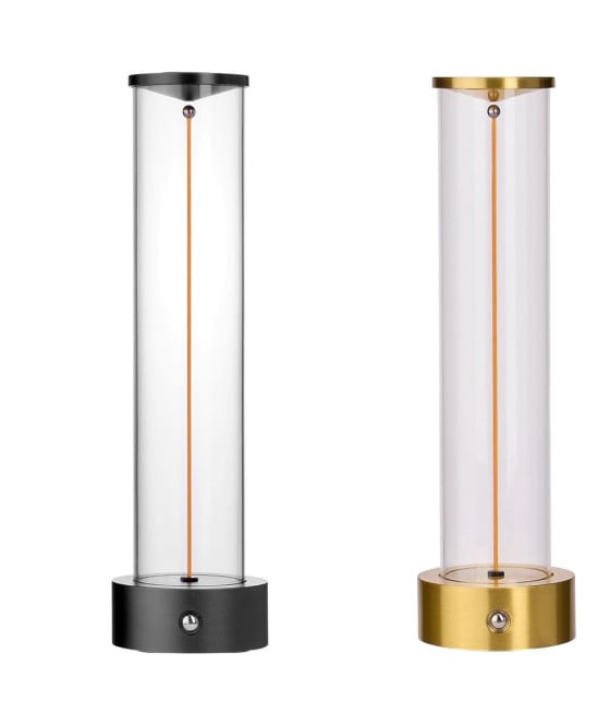 LAMPADA TAVOLO LED 3W FILAMENTO FLESSIBILE MAGNETICO RICARICABILE D39
