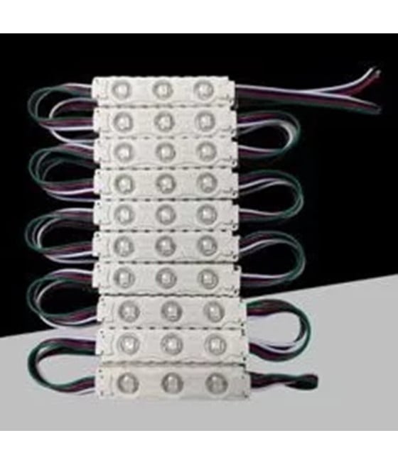 MODULO LED PER INSEGNE RGB SMD5050 DC12V 5050-7515-RGB STRINGA DA 20PZ