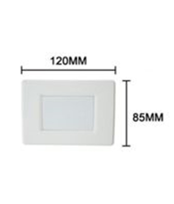 PUNTO LUCE EMERGENZA INCASSO 1.1W LUCE 3000K 4000K 6500K XGYJD-001