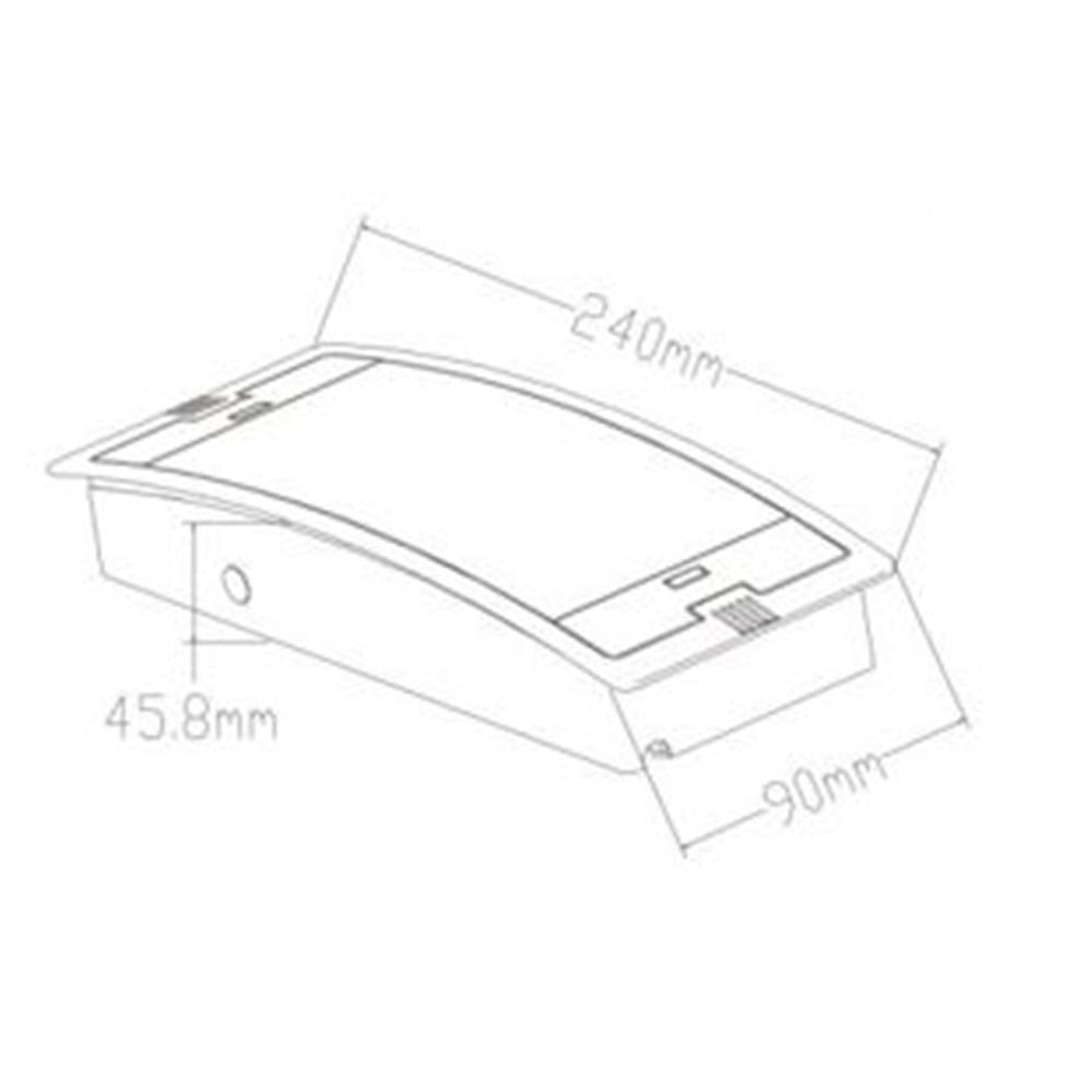 LAMPADA LED DI EMERGENZA ANTI BLACKOUT 1.5W IP65 LUCE 6500K LT-49312