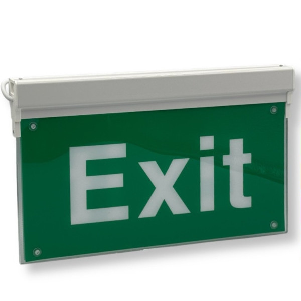 LAMPADA LED D'EMERGENZA ANTI BLACKOUT SCRITTA EXIT LUCE 6500K LT-45338