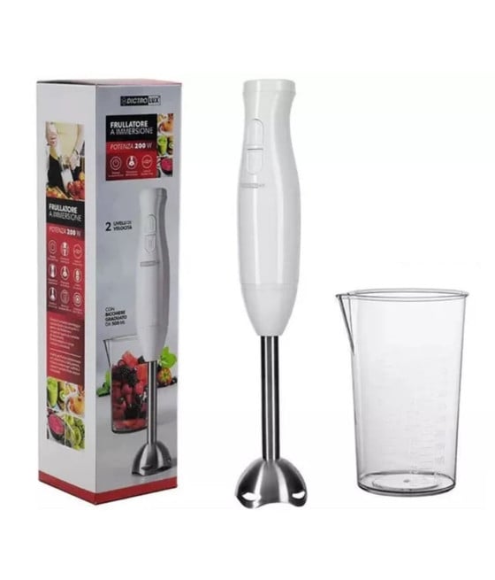 FRULLATORE A IMMERSIONE 200W CON BICCHIERE 500ML TRITATUTTO 2 VELOCITA’