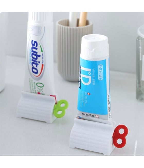 3 SPREMI TUBETTO DENTIFRICIO MANUALE DISPENSER ROTOLAMENTO MAIONESE KETCHUP