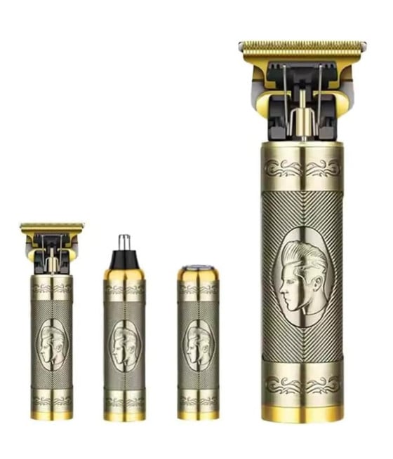 MINI RASOIO PROFESSIONALE TAGLIA CAPELLI BARBA RICARICABILE USB 3IN1