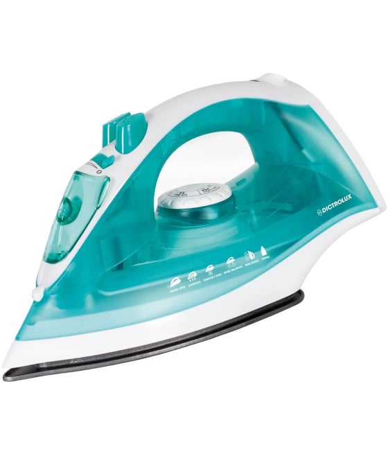 FERRO STIRO VAPORE 2200W PIASTRA ACCIAIO STIRATURA VERTICALE SERBATOIO 190ML