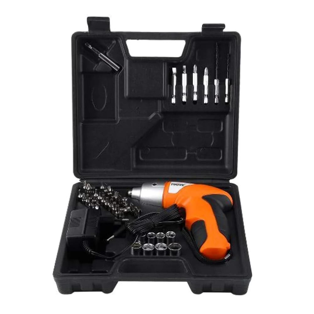 AVVITATORE CACCIAVITE ELETTRICO A BATTERIA TRAPANO 38 PUNTE TORCIA LED