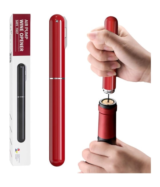 APRIBOTTIGLIE A PRESSIONE ARIA TAGLIACAPSULE CAVATAPPI POMPA REGALO