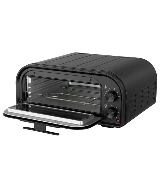 FORNO PIZZA PIETRA REFRATTARIA 1600W COTTURA RAPIDA DOPPIO RISCALDANTE